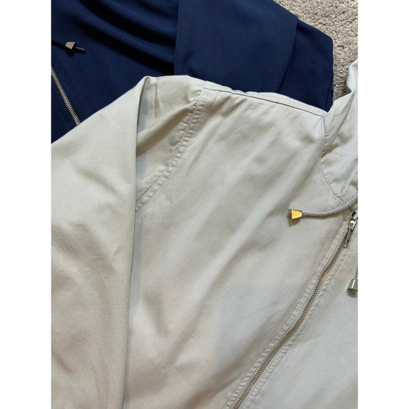 Falls Creek Men's Beige Blue Hooded Jacket 2 Piece Bundle Size Medium Gorpcore - Picture 4 of 16